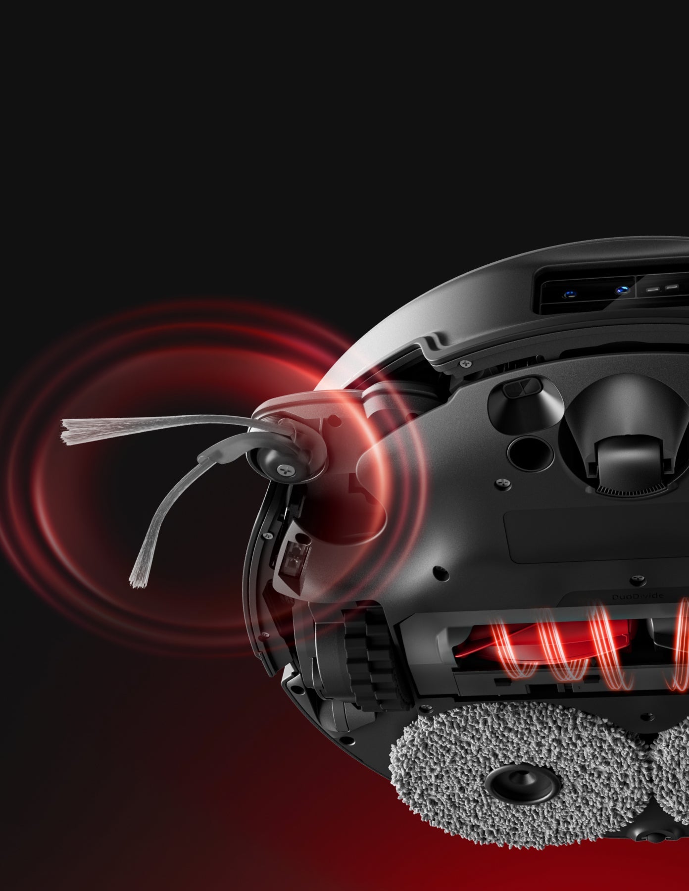 Power Suction & Dual Anti-Tangle System